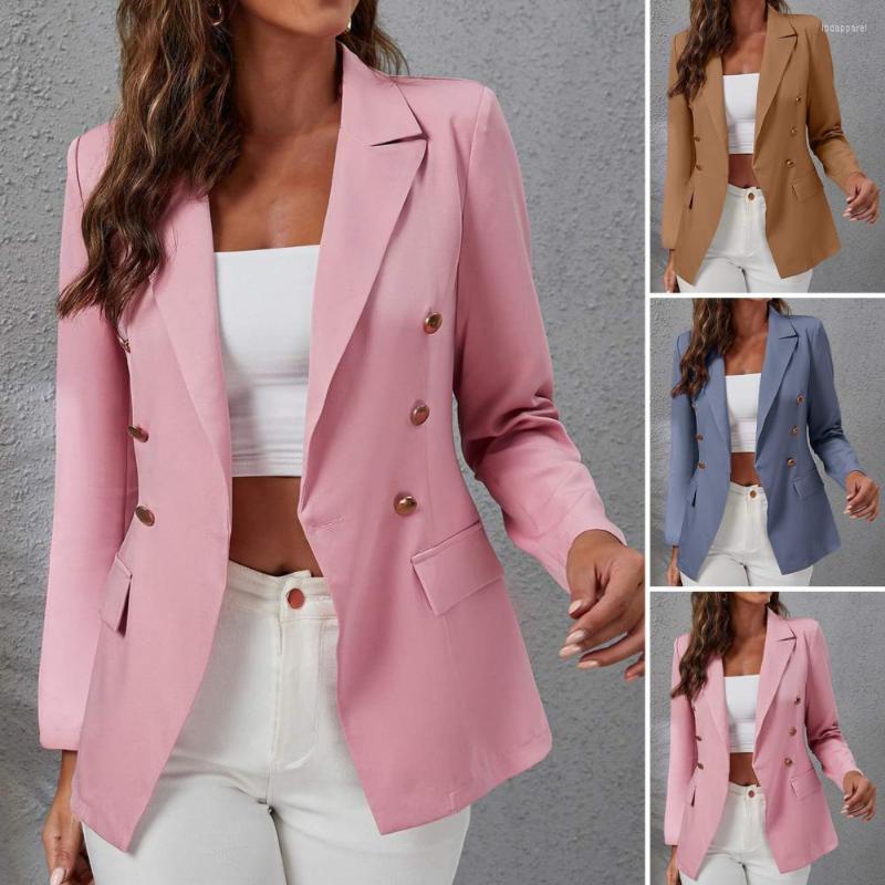 Women' Suits Autumn Blazer Stylish Double Breasted Slim Fit Women Lapel Commuting Style Suit Jacket, Blue
Women' Suits Autumn Blazer Stylish Double Breasted Slim Fit Women Lapel Commuting Style Suit Jacket, Blue