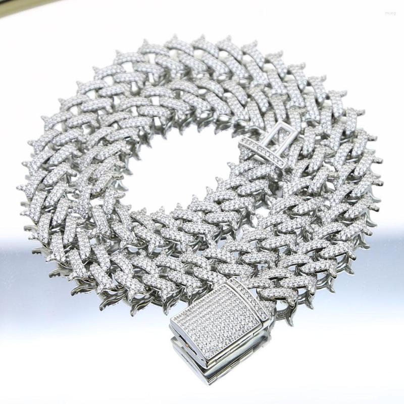 Choker Wholesale Women Lady Hip Hop Necklace With Cz Paved Rivets Spike Shape Cuban Chain Miami Link For Hiphop Party Jewelry
Choker Wholesale Women Lady Hip Hop Necklace With Cz Paved Rivets Spike Shape Cuban Chain Miami Link For Hiphop Party Jewelry