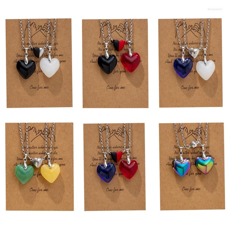 Chains 2PCS/Set Hexagonal Crystal Stone Magnet Attracts Pendant Couple Necklace For Women Men Lover Charm Jewelry Accessories
Chains 2PCS/Set Hexagonal Crystal Stone Magnet Attracts Pendant Couple Necklace For Women Men Lover Charm Jewelry Accessories