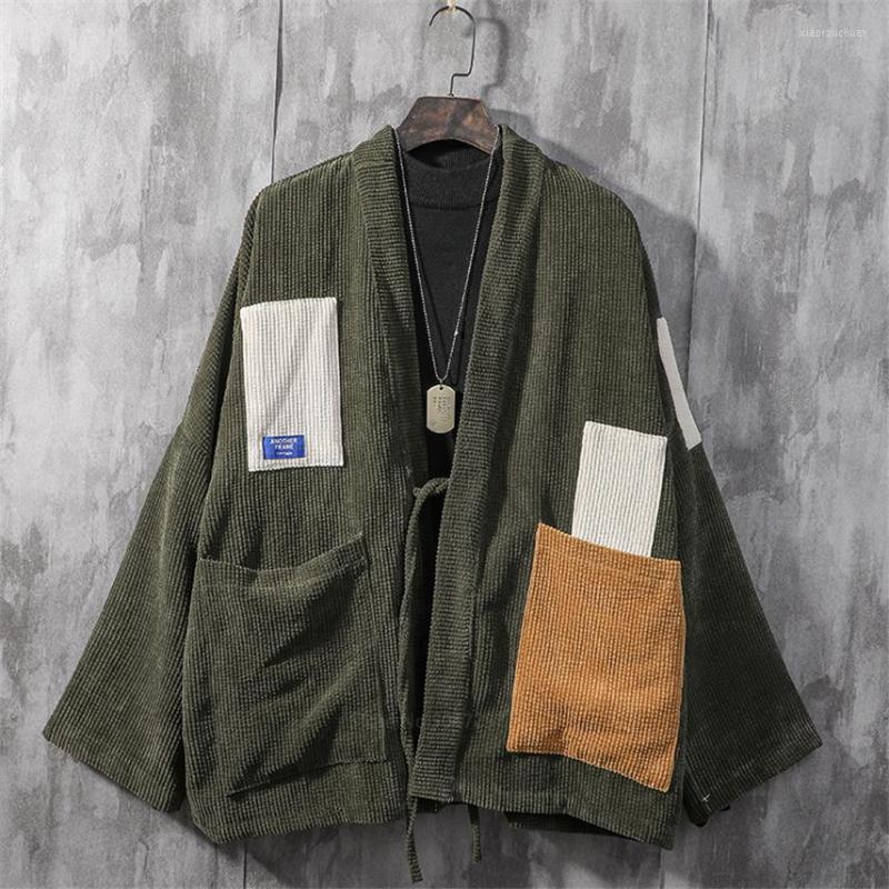 Men's Casual Shirts Japanese Style Kimono For Man Retro Patch Velvet Coat Fashion Harajuku Woman Shirt Streetwear Asian Samurai Cardigan, Green
Men's Casual Shirts Japanese Style Kimono For Man Retro Patch Velvet Coat Fashion Harajuku Woman Shirt Streetwear Asian Samurai Cardigan, Green