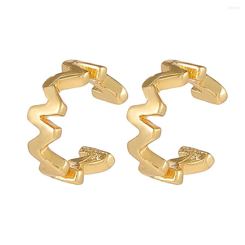 Backs Earrings Geometric Cold Wind Copper-plated Real Gold Ear Clips Creative Personality Bone Women's Jewelry Gifts
Backs Earrings Geometric Cold Wind Copper-plated Real Gold Ear Clips Creative Personality Bone Women's Jewelry Gifts