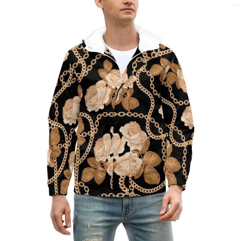 Men' Jackets Gold Chain Print Rose Flower Warm Winter Coats Kawaii Waterproof Casual Windbreak Graphic Outdoor Jacket Plus Size 5XL, Style-5
Men' Jackets Gold Chain Print Rose Flower Warm Winter Coats Kawaii Waterproof Casual Windbreak Graphic Outdoor Jacket Plus Size 5XL, Style-5
