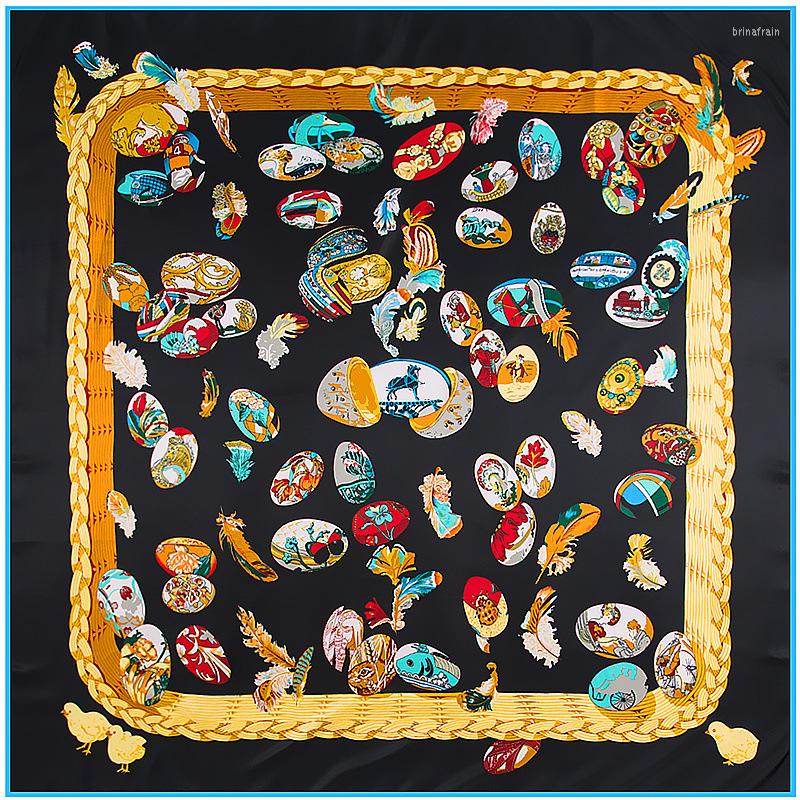 Scarves Silk Scarf Women Shawl Female Designer Feather Eggs Small Carriage Print Thick Square Wrap Luxury Gift For Lady
Scarves Silk Scarf Women Shawl Female Designer Feather Eggs Small Carriage Print Thick Square Wrap Luxury Gift For Lady