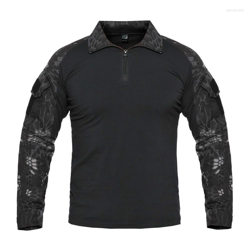 Men' T Shirts Military Shirt Camouflage Army Tactical Battle Combat Men Women USMC Softair Camisa Militar Special Forces Costume, Black
Men' T Shirts Military Shirt Camouflage Army Tactical Battle Combat Men Women USMC Softair Camisa Militar Special Forces Costume, Black