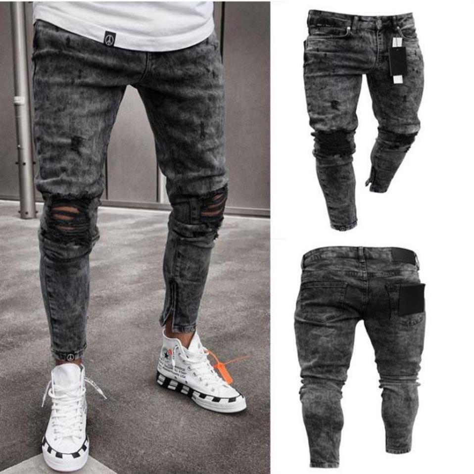 Mens Desiner Jeans Snow Grey Spark Draped Washed Long Pencil Pants Fashion Elastic Knee Holes Zipper Jeans174o
Mens Desiner Jeans Snow Grey Spark Draped Washed Long Pencil Pants Fashion Elastic Knee Holes Zipper Jeans174o