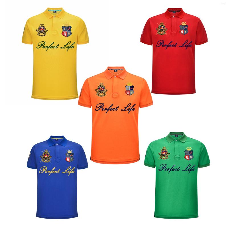 Men's Polos Summer Breathable Top TUSUO Series Cotton Men's Short Sleeve Fashion City Embroidered Lapel Buttons T-shirt, 331-3 
Men's Polos Summer Breathable Top TUSUO Series Cotton Men's Short Sleeve Fashion City Embroidered Lapel Buttons T-shirt, 331-3