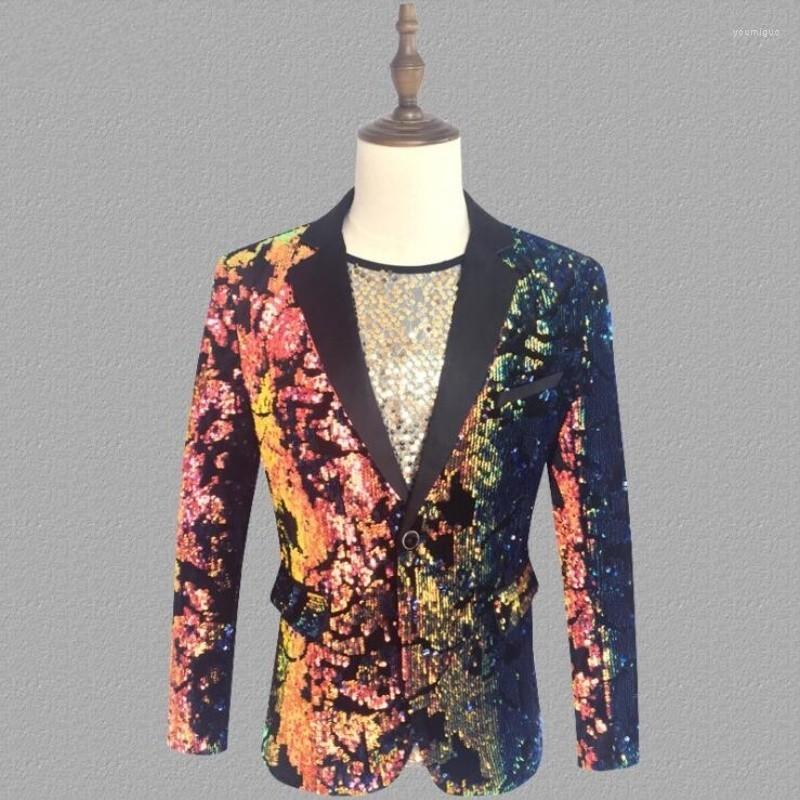 Men' Suits Men' Nightclub Bar Color Sequins Coat Flannel Suit DJ Tide Cool Male Singer Personality Trend Stage Costume Jackets -4XL, Photo color
Men' Suits Men' Nightclub Bar Color Sequins Coat Flannel Suit DJ Tide Cool Male Singer Personality Trend Stage Costume Jackets -4XL, Photo color