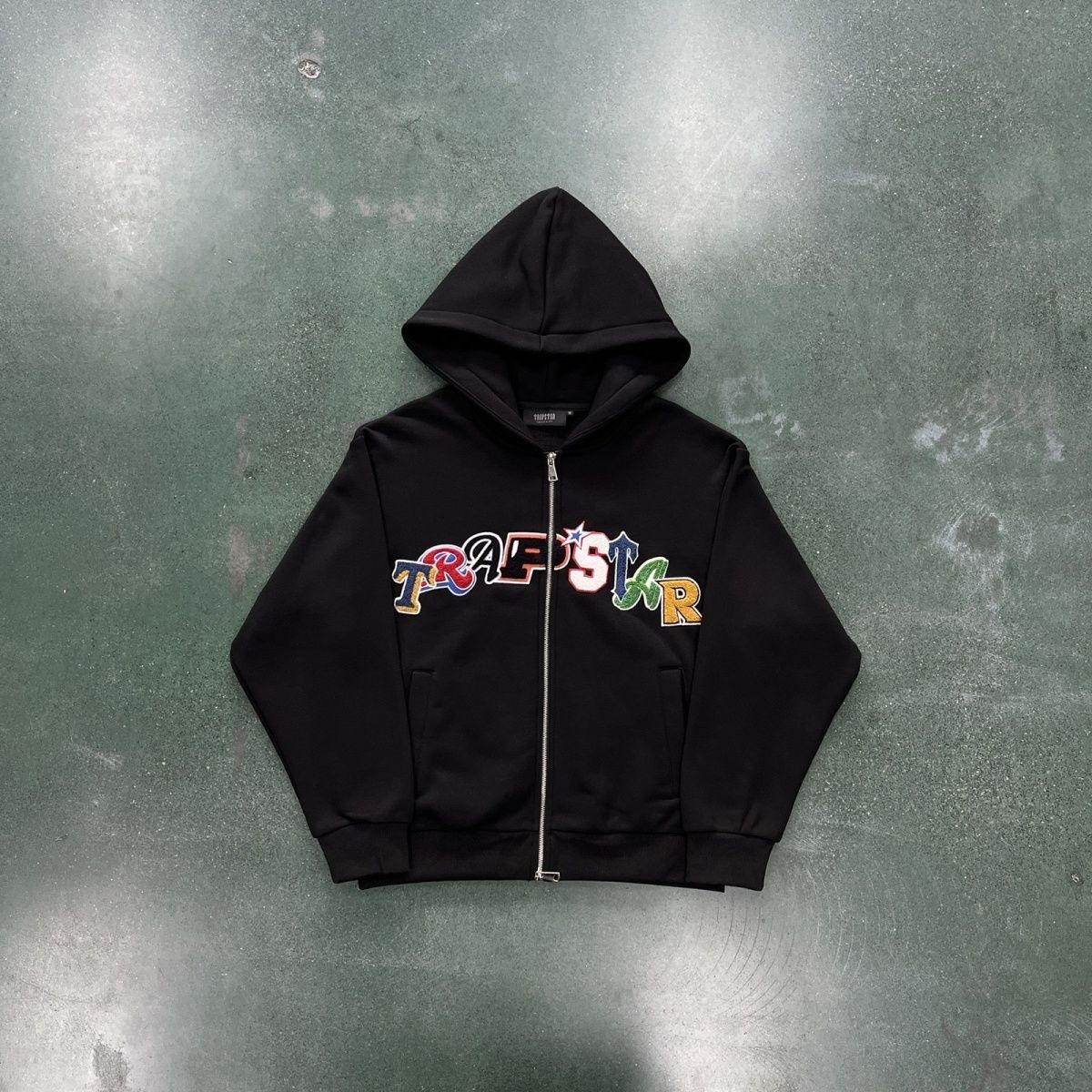 Men Tracksuit Set Hoodie Pant Trapstar Sweater Color Embroidery Zipper Hooded Cotton, Black
Men Tracksuit Set Hoodie Pant Trapstar Sweater Color Embroidery Zipper Hooded Cotton, Black