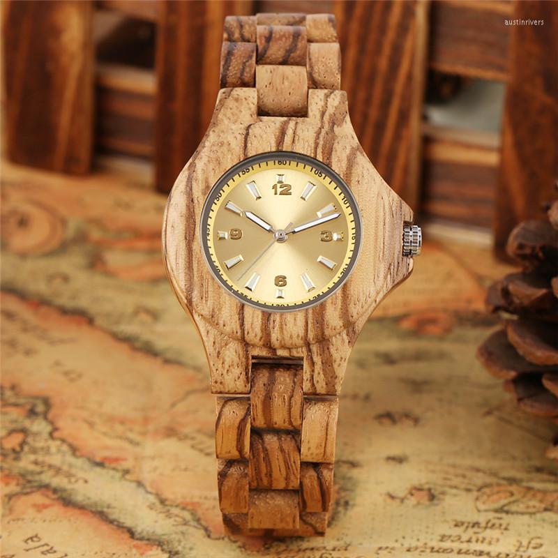 Wristwatches Retro Women's Wood Watch Lady Quartz Analog Wristwatch Luminous Hands Arabic Number Display Adjustbale Bamboo Bracelet Band
Wristwatches Retro Women's Wood Watch Lady Quartz Analog Wristwatch Luminous Hands Arabic Number Display Adjustbale Bamboo Bracelet Band