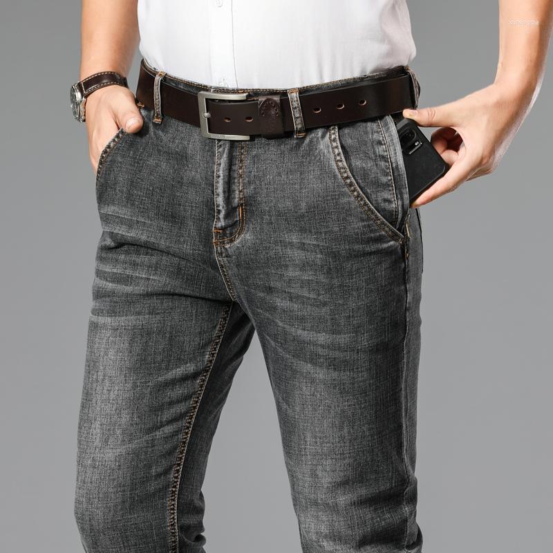 Men's Jeans LICHENGRUI Autumn Classic Style Blue-grey Slim Anti-theft Zipper Cotton Elastic Regular Fit Denim Pants Male Brand, Dark grey
Men's Jeans LICHENGRUI Autumn Classic Style Blue-grey Slim Anti-theft Zipper Cotton Elastic Regular Fit Denim Pants Male Brand, Dark grey