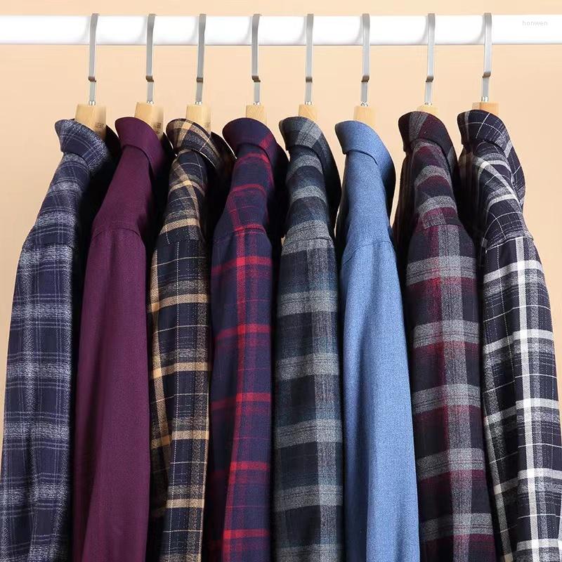 Men's T Shirts 2022 Autumn/Winter Men's Classic Fashion Versatile Plaid Long-Sleeve Shirt Fleece And Thick Warm High Quality, Bn222-12
Men's T Shirts 2022 Autumn/Winter Men's Classic Fashion Versatile Plaid Long-Sleeve Shirt Fleece And Thick Warm High Quality, Bn222-12