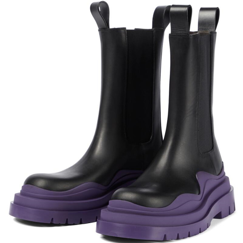 High Top Womans Tire Boot Luxury Women Chelsea Boots Fashion Lady Platform Booties, Purple
High Top Womans Tire Boot Luxury Women Chelsea Boots Fashion Lady Platform Booties, Purple