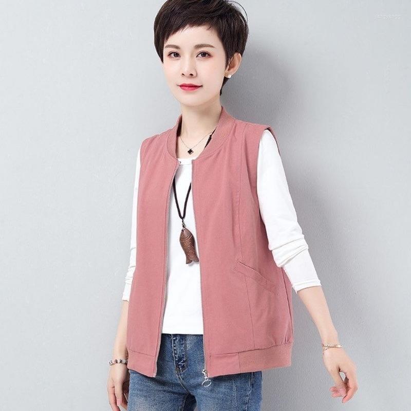 Women's Vests 2022 Women Vest Spring Summer Thin Fashion Waistcoat Loose Ladies Short Zipper Sleeveless Jacket 4XL Veste Femme E166, Red
Women's Vests 2022 Women Vest Spring Summer Thin Fashion Waistcoat Loose Ladies Short Zipper Sleeveless Jacket 4XL Veste Femme E166, Red