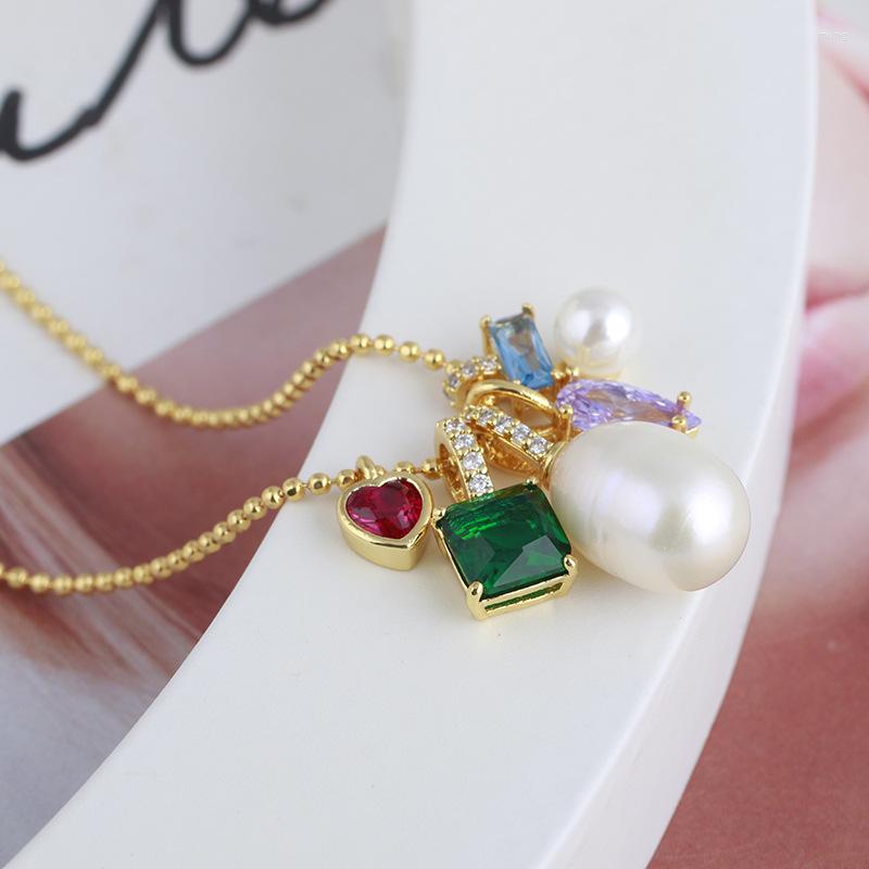 Choker Sweet Three-dimensional Love Square Water Drops Colorful Freshwater Pearl Necklace
Choker Sweet Three-dimensional Love Square Water Drops Colorful Freshwater Pearl Necklace