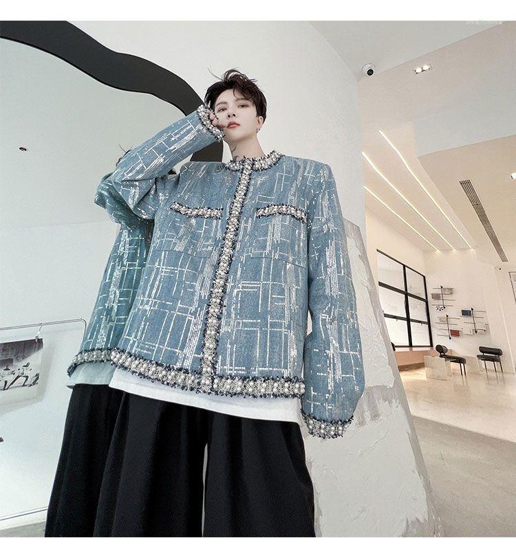 Men's Jackets Vb992 Fashion Men's Coats & 2022 Runway Luxury European Design Party Style Clothing, Blue
Men's Jackets Vb992 Fashion Men's Coats & 2022 Runway Luxury European Design Party Style Clothing, Blue