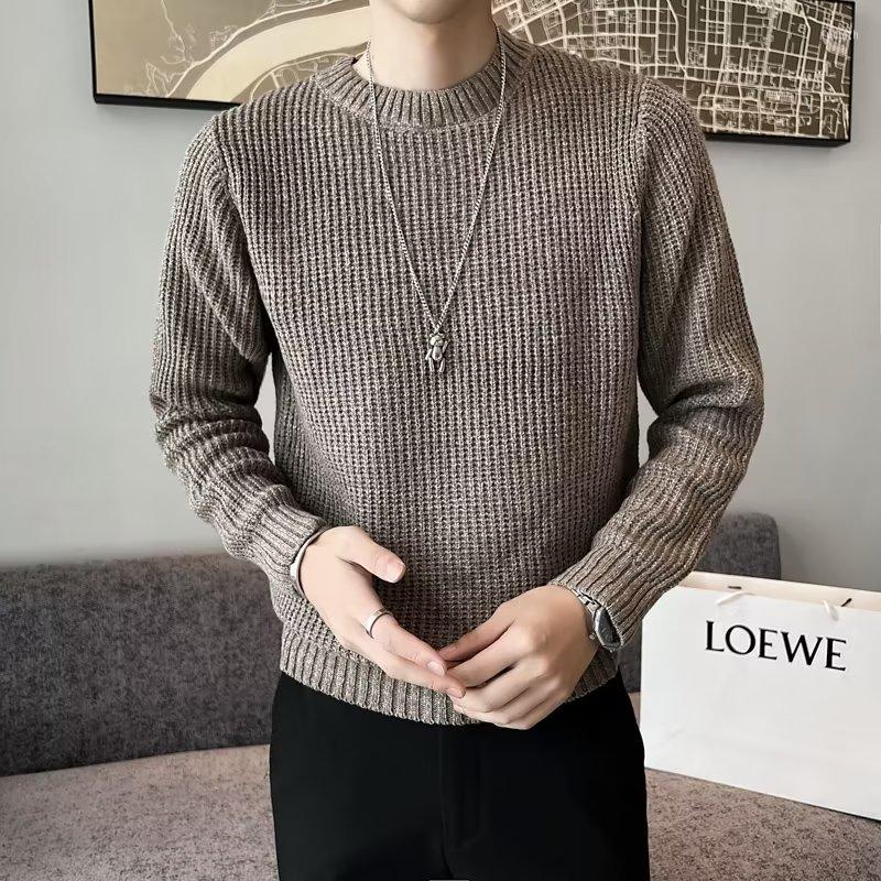 Men's Sweaters Autumn Winter Solid Color Casual Sweater Long Sleeve Coarse Wool Loose Crew Neck Knit Pullovers Social Streetwear Men, Black
Men's Sweaters Autumn Winter Solid Color Casual Sweater Long Sleeve Coarse Wool Loose Crew Neck Knit Pullovers Social Streetwear Men, Black
