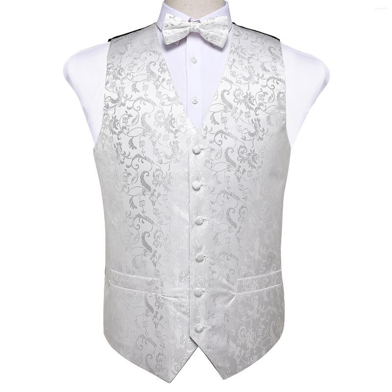Men' Vests V-neck Men White Paisley Suit Vest Silk Waistcoat Formal Bowties Cufflinks Pocket Square Set Wedding J-0116 Barry.wang Male
Men' Vests V-neck Men White Paisley Suit Vest Silk Waistcoat Formal Bowties Cufflinks Pocket Square Set Wedding J-0116 Barry.wang Male