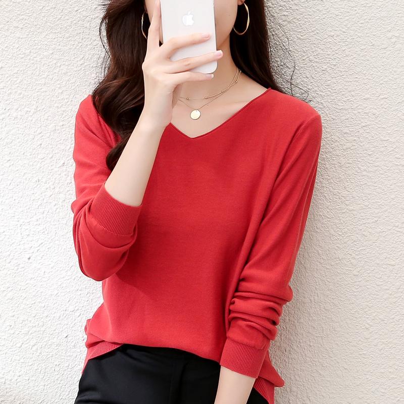 Women's Sweaters 2022 Spring Wool Sweater Ladies Pure Knitted Bottoming Shirt V-neck Top, Black
Women's Sweaters 2022 Spring Wool Sweater Ladies Pure Knitted Bottoming Shirt V-neck Top, Black