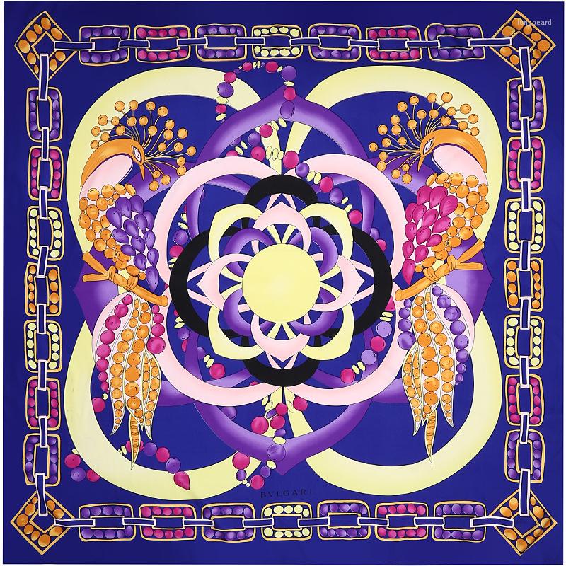 Scarves Silk Scarf Women Female Design Big Flowers Printed Shawl Warps Foulard Square Hijab
Scarves Silk Scarf Women Female Design Big Flowers Printed Shawl Warps Foulard Square Hijab