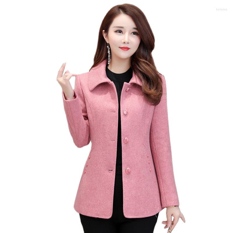 Women's Wool 2022 Winter Jacket Women's Single-breasted Short Coat Women Solid Color Korean Slim Female Woolen Jackets Tops, Creamy-white
Women's Wool 2022 Winter Jacket Women's Single-breasted Short Coat Women Solid Color Korean Slim Female Woolen Jackets Tops, Creamy-white
