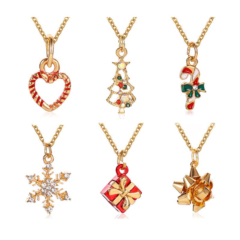 Christmas Decorative Necklaces Cartoon Snowflake Heart Pendant Necklace XMAS Gift RRA391
Christmas Decorative Necklaces Cartoon Snowflake Heart Pendant Necklace XMAS Gift RRA391