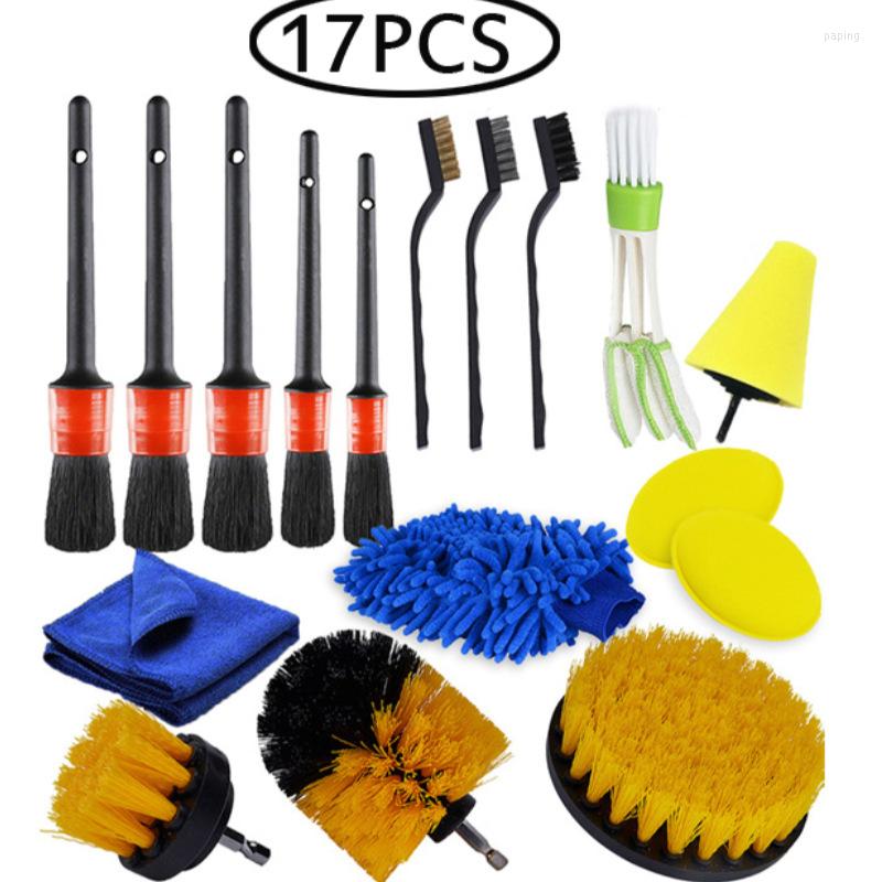 Car Sponge 17Pcs Beauty Wash Detail Brush Driver Set Vent Leather Rim Dirt Dust Cleaning Tools
Car Sponge 17Pcs Beauty Wash Detail Brush Driver Set Vent Leather Rim Dirt Dust Cleaning Tools