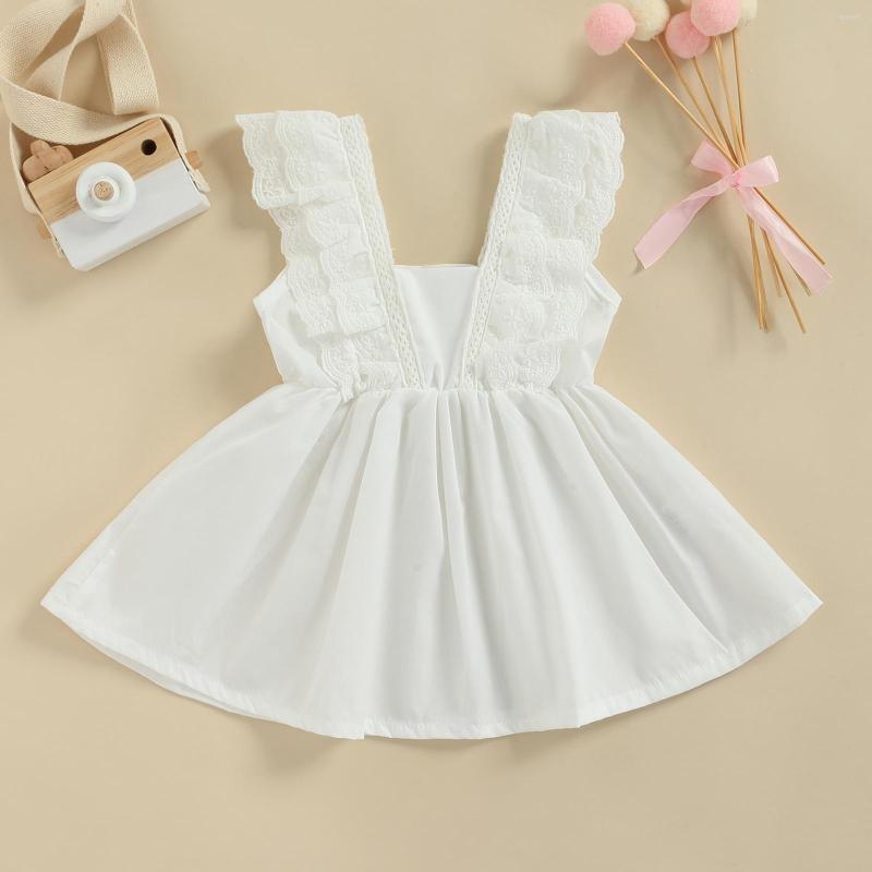 Girl Dresses 2022 3-24M Infant Baby Girls Princess Dress Flower Lace Ruffle Square Collar Sleeveless Tunic A-line White For Party, Picture shown
Girl Dresses 2022 3-24M Infant Baby Girls Princess Dress Flower Lace Ruffle Square Collar Sleeveless Tunic A-line White For Party, Picture shown