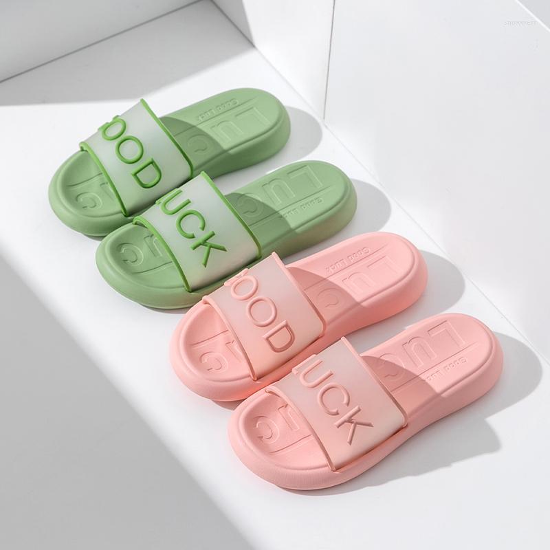 Slippers EVA Home Women Summer Shoes Good Luck Women's Sandals Platform Lady Indoor Bathroom Slipper Female Beach Shower Slides, Green
Slippers EVA Home Women Summer Shoes Good Luck Women's Sandals Platform Lady Indoor Bathroom Slipper Female Beach Shower Slides, Green