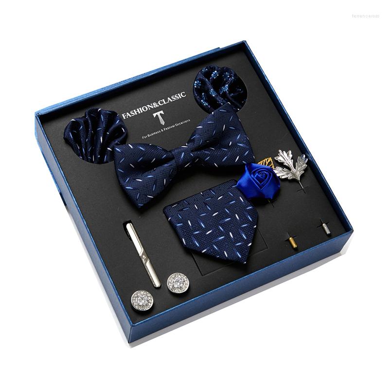 Bow Ties Mix Colors Nice Handmade High Grade 7.5 Cm Wedding Gift Tie Set Necktie Box Men Suit Accessories Year's Day
Bow Ties Mix Colors Nice Handmade High Grade 7.5 Cm Wedding Gift Tie Set Necktie Box Men Suit Accessories Year's Day