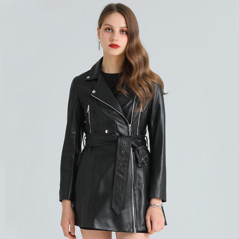 Women' Leather Autumn Sheepskin Coat Natural Jacket Spring Slim Formal Office Lady Genuine Outerwear, Black
Women' Leather Autumn Sheepskin Coat Natural Jacket Spring Slim Formal Office Lady Genuine Outerwear, Black