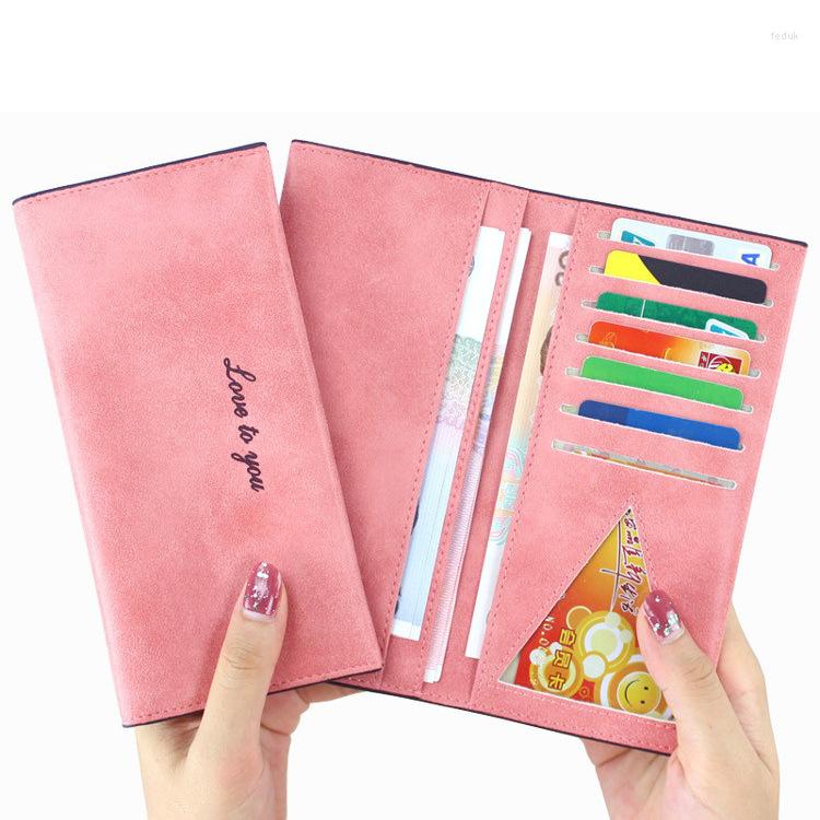 Wallets Ladies Ultra-thin Retro Long Wallet Frosted Small Purse PU Leather Bag Coin Buckle Female Clutch Holiday Gift, Black
Wallets Ladies Ultra-thin Retro Long Wallet Frosted Small Purse PU Leather Bag Coin Buckle Female Clutch Holiday Gift, Black