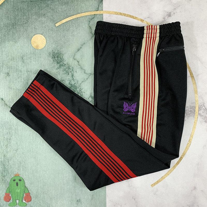 Men' Pants 2022 Needles Butterfly Embroidery Side Webbing Straight Men Women High Street Ovresize Sweatpants, 10
Men' Pants 2022 Needles Butterfly Embroidery Side Webbing Straight Men Women High Street Ovresize Sweatpants, 10