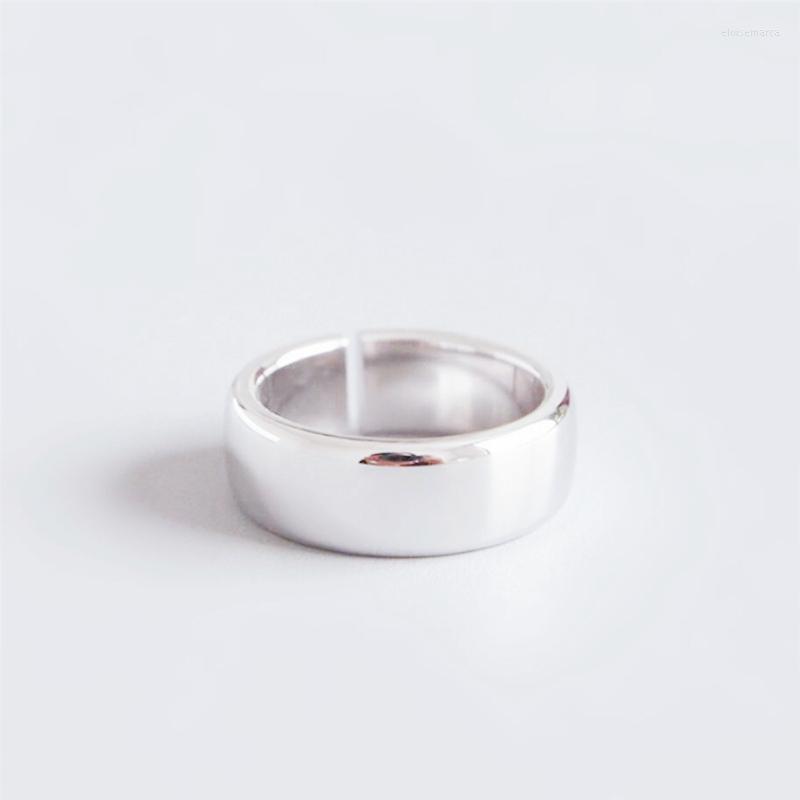 Cluster Rings Sole Memory Simple Delicate Smooth Thick Creative Wide Silver Color Female Resizable Opening SRI468
Cluster Rings Sole Memory Simple Delicate Smooth Thick Creative Wide Silver Color Female Resizable Opening SRI468