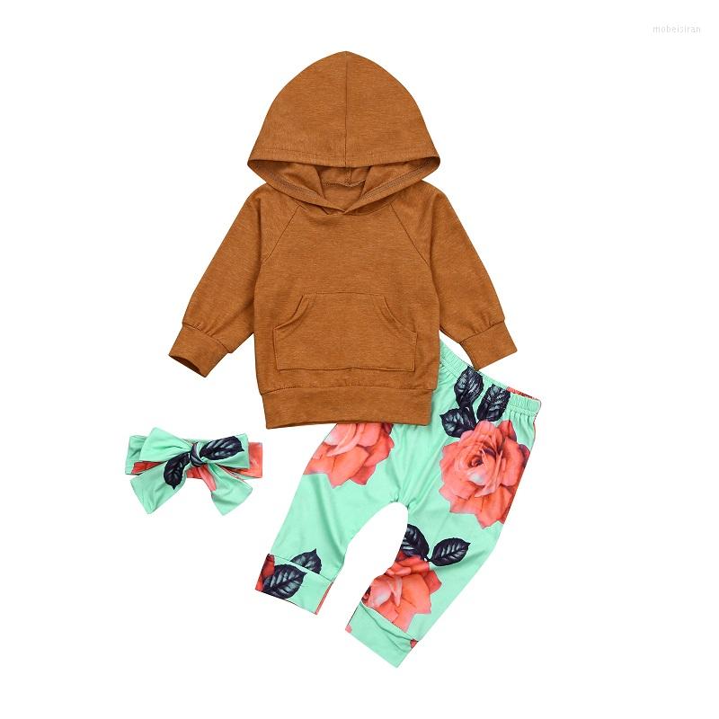Clothing Sets 0-24M Born Baby Boy Girl Long Sleeve Pocket Hooded Sweatshirt Tops Floral Pant Headband 3PCS Outfits Autumn Clothes Set, Picture shown
Clothing Sets 0-24M Born Baby Boy Girl Long Sleeve Pocket Hooded Sweatshirt Tops Floral Pant Headband 3PCS Outfits Autumn Clothes Set, Picture shown