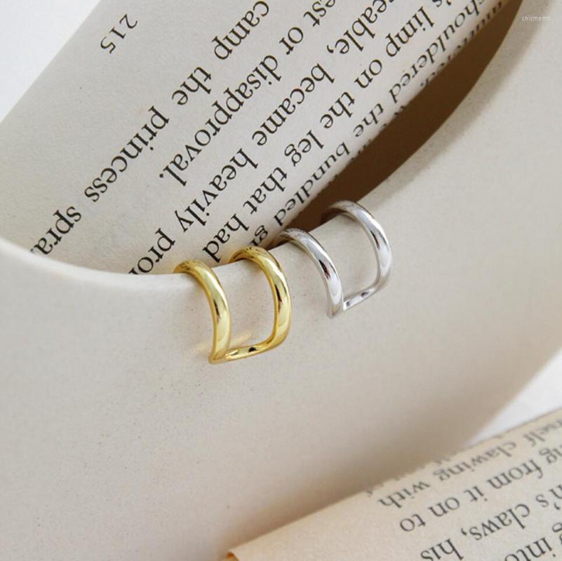 Backs Earrings 925 Sterling Silver 2 Bands Lines Ear Cuff Clip-on Single Earring Jewelry A1116
Backs Earrings 925 Sterling Silver 2 Bands Lines Ear Cuff Clip-on Single Earring Jewelry A1116