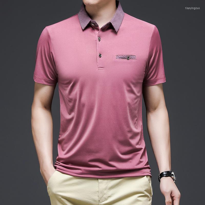 Men's Polos 2022 Summer Formal Wear Business T-shirt Breathable Men's Tops Polo Shirt Casual Solid Color Short Sleeve T Shirts MY742, Dark blue
Men's Polos 2022 Summer Formal Wear Business T-shirt Breathable Men's Tops Polo Shirt Casual Solid Color Short Sleeve T Shirts MY742, Dark blue