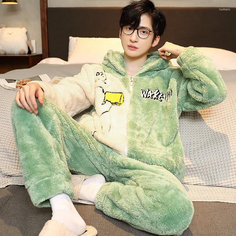 Men's Sleepwear QUHENG Large Size 5XL Coral Fleece Man Pajamas Set Winter Warm Flannel Home Clothes Autumn Thick Nightwear, Male
Men's Sleepwear QUHENG Large Size 5XL Coral Fleece Man Pajamas Set Winter Warm Flannel Home Clothes Autumn Thick Nightwear, Male