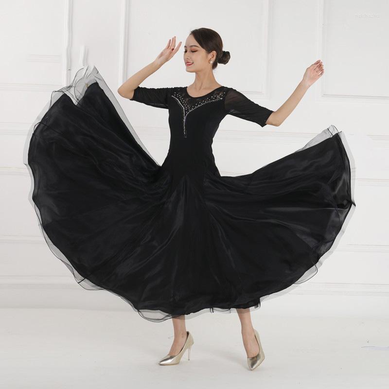 Stage Wear 2022 Summer Black Modern Dance Dress Women National Standard Ballroom Lace Waltz Practice Long
Stage Wear 2022 Summer Black Modern Dance Dress Women National Standard Ballroom Lace Waltz Practice Long