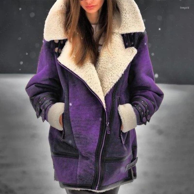 Women' Fur Winter Warm Jacket Women Parka Fashion Long Fleece Coat Slim With Collar Irregular Zipper Thicker Snowwear Padded Streetwear, Red
Women' Fur Winter Warm Jacket Women Parka Fashion Long Fleece Coat Slim With Collar Irregular Zipper Thicker Snowwear Padded Streetwear, Red
