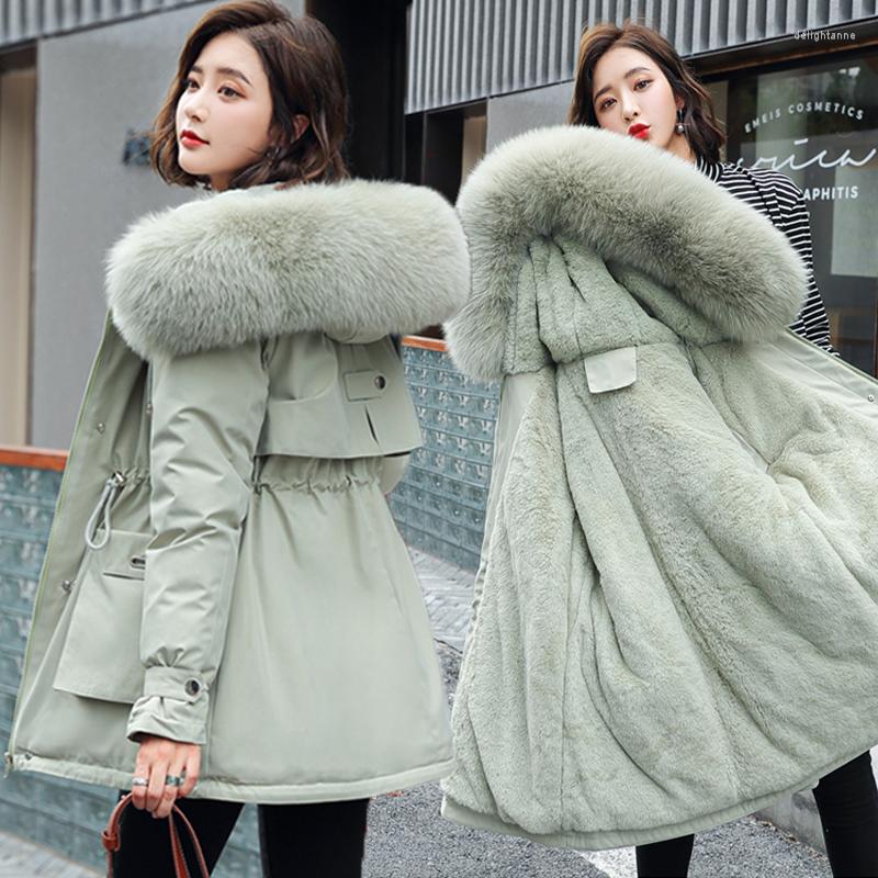 Women's Down Fashion 2022 Winter Parkas Women Large Fur Collar Hooded Jacket Thickness Cotton Padded Overcoat -30 Degree Snow Outwear, Black
Women's Down Fashion 2022 Winter Parkas Women Large Fur Collar Hooded Jacket Thickness Cotton Padded Overcoat -30 Degree Snow Outwear, Black