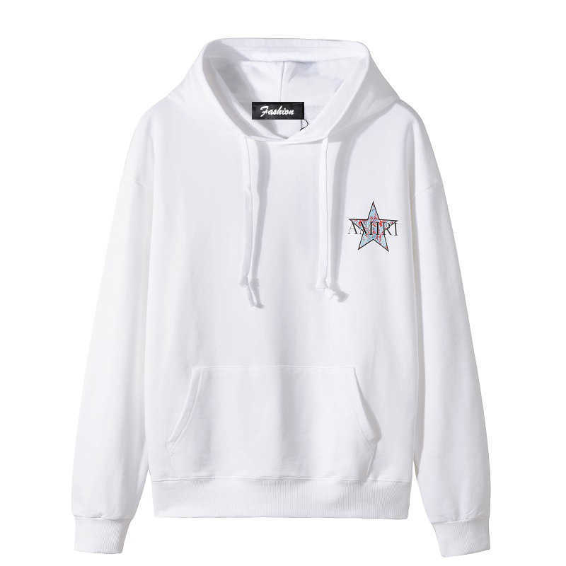 Men Hoody Fashion Amri Hoodie Designer Cotton Brand Pocket Personalized Star Graffiti Pattern Casual Hooded Printed Sweater Women Unisex Leisure 5JHA, White
Men Hoody Fashion Amri Hoodie Designer Cotton Brand Pocket Personalized Star Graffiti Pattern Casual Hooded Printed Sweater Women Unisex Leisure 5JHA, White