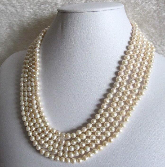 Chains Fashion Gift 6-7 Mm White Freshwater Pearl Necklace Long 100" 
Chains Fashion Gift 6-7 Mm White Freshwater Pearl Necklace Long 100"