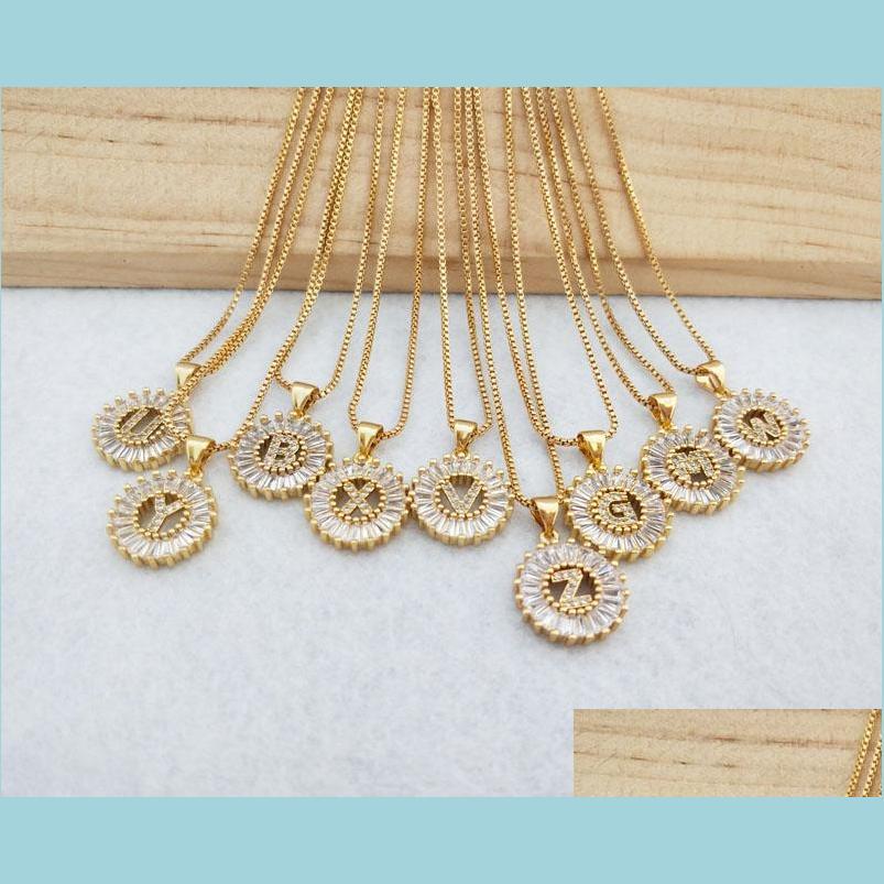 Pendant Necklaces Gold Color Round Micro Pave Crystal Cubic Zirconia 26 Letter Pendants Charms Necklace Jewelry Making For Woman Nk3 Dh4Ua
Pendant Necklaces Gold Color Round Micro Pave Crystal Cubic Zirconia 26 Letter Pendants Charms Necklace Jewelry Making For Woman Nk3 Dh4Ua