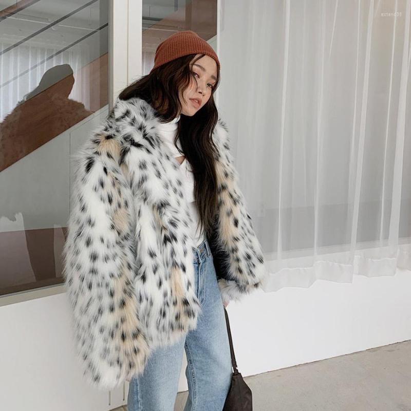 Women' Fur Women' Winter Jacket Female Leopard Faux Women Casual Fashion Slim Coat Xk13-01
Women' Fur Women' Winter Jacket Female Leopard Faux Women Casual Fashion Slim Coat Xk13-01