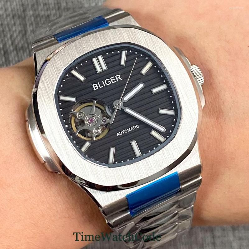 Wristwatches NH38A Square Automatic Menchanical Men's Watch Sapphire Glass 40mm Luminous 316L Stainless Steel Skeleton Dial, Brown sterile
Wristwatches NH38A Square Automatic Menchanical Men's Watch Sapphire Glass 40mm Luminous 316L Stainless Steel Skeleton Dial, Brown sterile