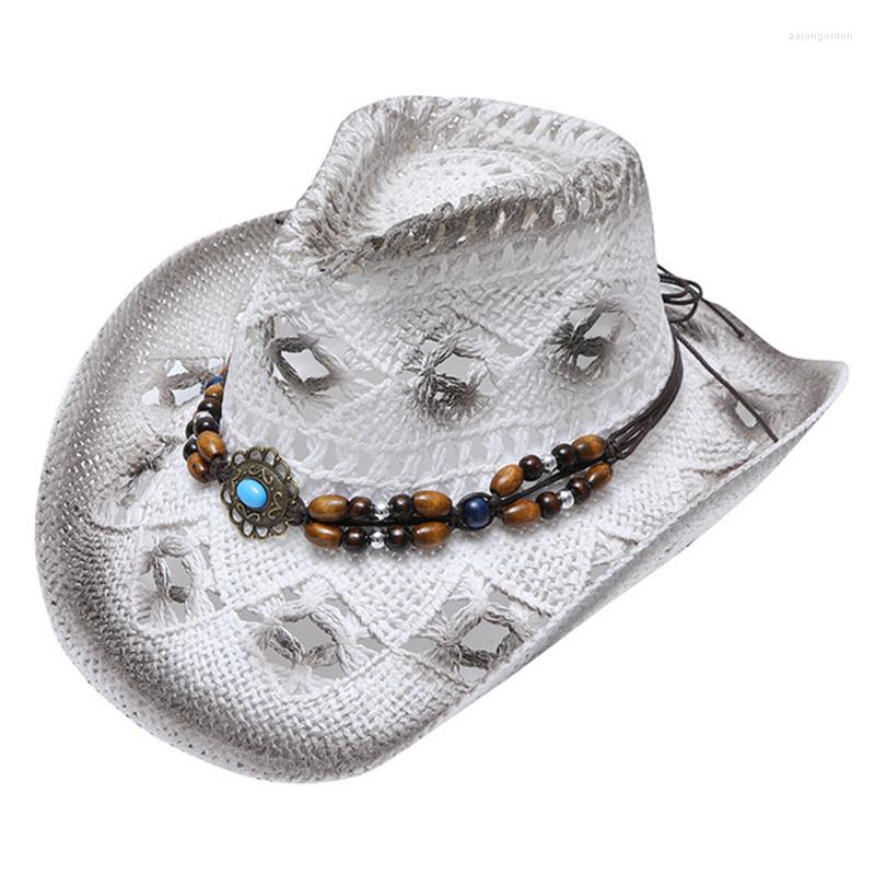 Berets Summer Cowboy Straw Hat For Woman Hand-woven Hollow Design Imitation Jade Sapphire Sun Man2022
Berets Summer Cowboy Straw Hat For Woman Hand-woven Hollow Design Imitation Jade Sapphire Sun Man2022