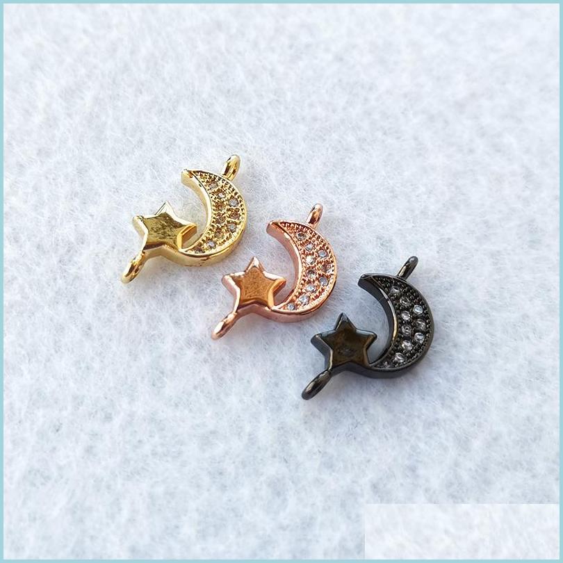 Connectors Handmade Charm Micro Pave Cubic Zirconia Moon And Star Connector Beads Diy Bracelet Accessories Jewelry Making Ct487 Drop Dhllk
Connectors Handmade Charm Micro Pave Cubic Zirconia Moon And Star Connector Beads Diy Bracelet Accessories Jewelry Making Ct487 Drop Dhllk
