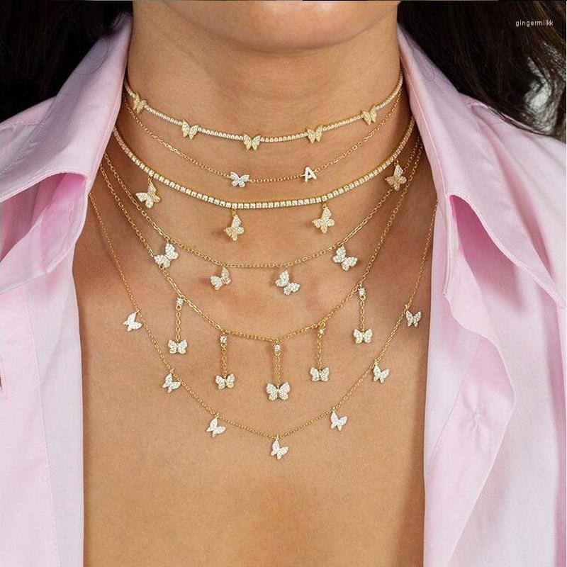Choker 2022 Fashion Jewelry 5A Cubic Zirconia Thin CZ 2mm Tennis Chain Mini Dangling Butterfly Charm Necklace 35 10cm
Choker 2022 Fashion Jewelry 5A Cubic Zirconia Thin CZ 2mm Tennis Chain Mini Dangling Butterfly Charm Necklace 35 10cm