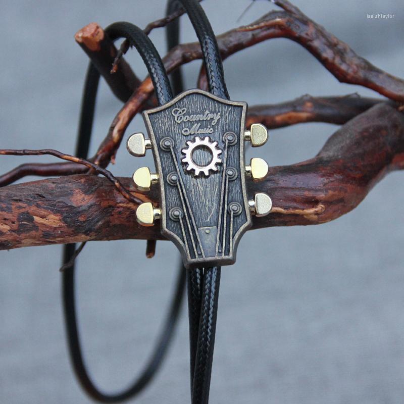 Bow Ties Original Design Western Cowboy Alloy Guitar Bolo Tie For Men Personality Neck Fashion Accessory
Bow Ties Original Design Western Cowboy Alloy Guitar Bolo Tie For Men Personality Neck Fashion Accessory