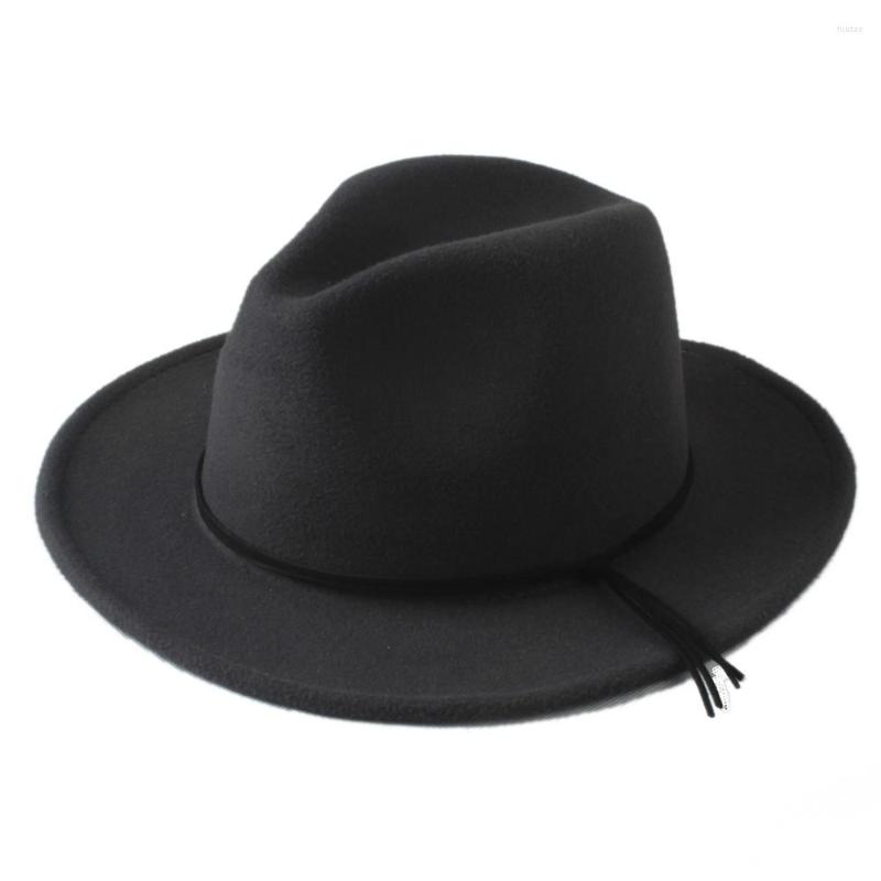Berets Wool Unisex Women's Men's Chapeu Feminino Fedora Hat For Laday Men Woolen Panama Cap Headband Jazz Top, Black
Berets Wool Unisex Women's Men's Chapeu Feminino Fedora Hat For Laday Men Woolen Panama Cap Headband Jazz Top, Black